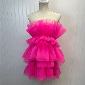 Charmed Hearts Tulle‎ Mini Dress Sz S Party